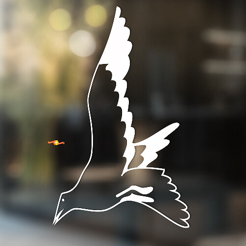 Autocollant Vinyle Universel Oiseau Plongeur