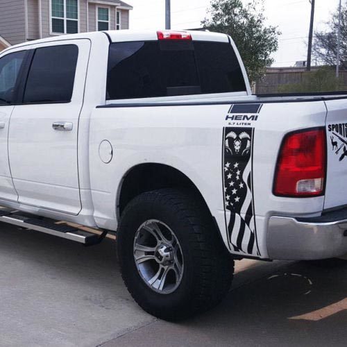 Dodge Ram 1500 2500 3500 Hemi 4x4 Sticker Camion Stripe Vinyle Autocollant Racing DR1