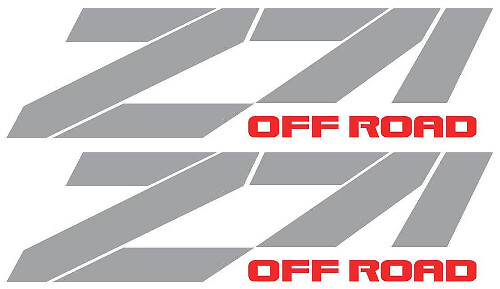 Autocollant latéral réfléchissant Z71 Off Road pour Chevy Silverado GMC Sierra