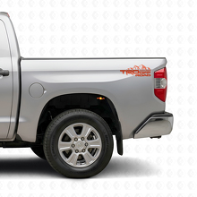 Ensemble d'autocollants vinyl latéraux arrière TRD Off-Road Mountain pour Toyota Tacoma Tundra_4