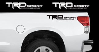 TRD SPORT Stickers Toyota Tundra Tacoma Racing Camion Lit Vinyle Autocollants X2