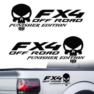 Ford F-150 FX4 hors route camion f150 la paire de décalcomanies Punisher vinyle autocollant f 150 F250