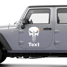 PUNISHER JEEP Wrangler autocollant JK CJ TJ YJ camion capot hayon JDM vinyle autocollant
 2