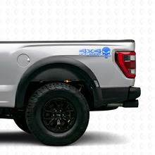 Paire de décalcomanies en vinyle latérales 4x4 Off Road Punisher Edition pour camion Musclecar_2