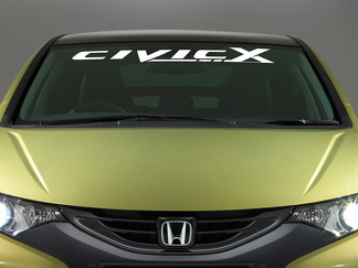 Honda Civic Logo pare-brise vinyle autocollant autocollant emblème véhicule graphiques
