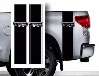 Autocollants de décalcomanie de bandes de lit de camionnette Toyota TRD / choisissez la couleur