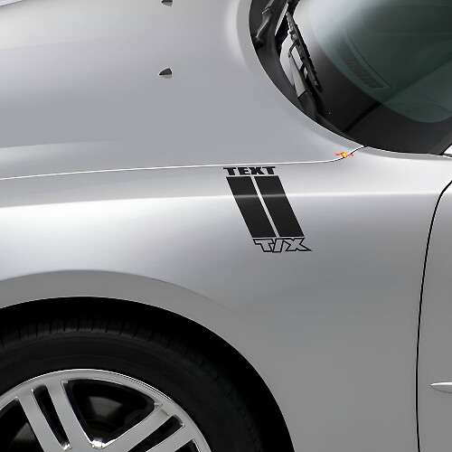Kit de décalcomanies en vinyle avec bandes latérales personnalisées pour Dodge Durango