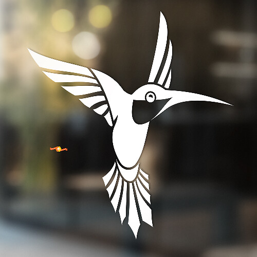 Autocollant Vinyle Universel Colibri