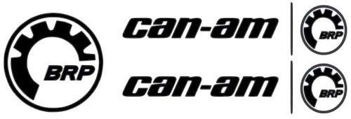 Kit d'autocollants en vinyle avec logo Can-Am et autocollant BRP