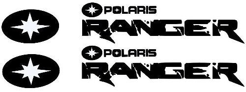 Set d'autocollants vinyle logo Polaris Ranger pour Polaris Ranger RZR 800-1000 XP