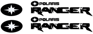 Polaris RANGER RZR 800 900 1000 XP ranger équipe autocollant autocollant emblème