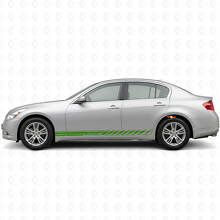 Kit d'autocollants vinyle bandes latérales de course pour Infiniti G35 G37_3