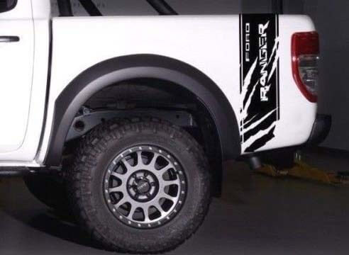 FORD RANGER Wildtrak logo côté lit bande graphique autocollant autocollant hayon 06-18