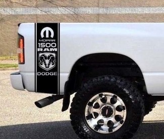 Autocollants latéraux Dodge Ram bandes latérales de lit de camion graphiques 25 styles
