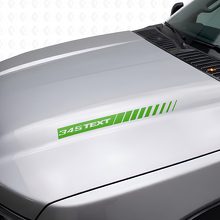 Autocollants en vinyle de bandes personnalisées style 345 Hemi pour capot Dodge Ram & Charger_3