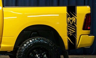 Dodge Ram 1500 RT HEMI Truck Bed Box Graphic Stripe sticker autocollant kit personnalisé