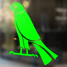 Autocollant Vinyle Universel Parrot Tribal Style_3