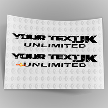 Autocollant vinyle latéral style usé personnalisé pour Jeep Wrangler_3