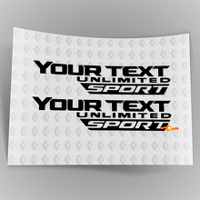 Autocollant Vinyle Latéral Sport Illimité pour Jeep Wrangler_3