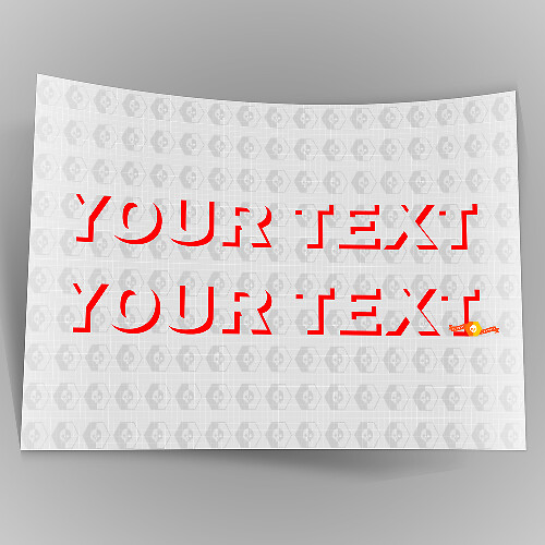 Paire d'autocollants Jeep Cherokee Shadow Hood