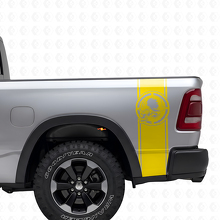Set de décalcomanies latérales arrière en vinyle Metal Mulisha Skull pour camions pickup_5