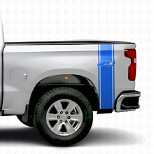 Ensemble de décalcomanies en vinyle bande latérale de benne Z71 4x4 pour Pickup Chevy_2
