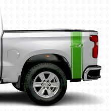 Ensemble de décalcomanies en vinyle bande latérale de benne Z71 4x4 pour Pickup Chevy_3