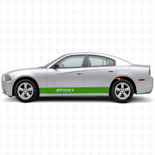 Autocollant Vinyle Latéral Bandes Droites Sport pour Dodge Charger 2006-2010_3