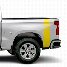 Jeu d'autocollants en vinyle à contours et rayures pour le logo Chevrolet arrière des pick-up Chevy_5