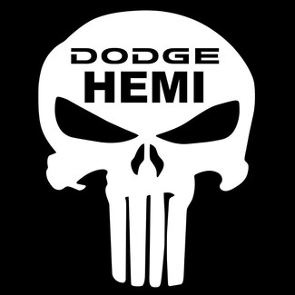 Dodge Hemi Punisher Skull capot vinyle autocollant graphique autocollant Ram