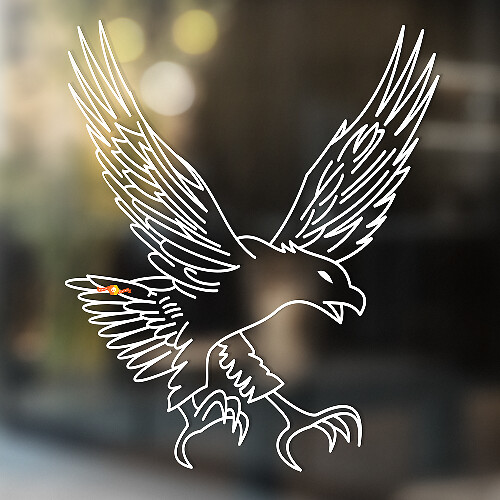 Autocollant universel en vinyle American Eagle