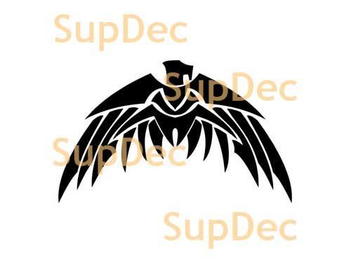 Aigle vinyle Art mur fenêtre salle de bain autocollant amovible #4