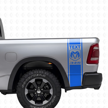 Kit de décalcomanies vinyle bandes latérales style Hemi personnalisé pour Dodge Ram Power Wagon_2