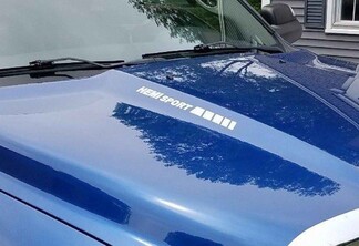 Dodge Ram Hemi Sport 1500 2500 Autocollants à rayures en vinyle pour capot Mopar Rebel RT r/t