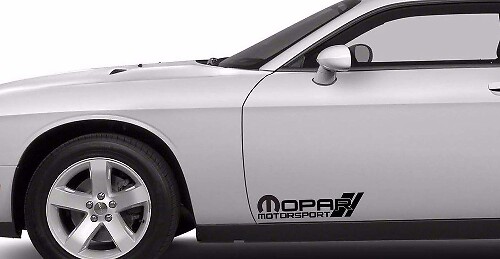 2x décalcomanies Mopar Motorsport, autocollant en vinyle découpé