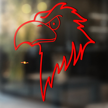 Autocollant vinyle universel tête d'aigle chauve_3