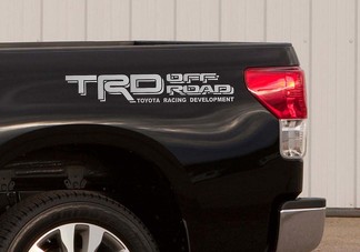 2 décalcomanies TRD Toyota Tacoma Tundra autocollant en vinyle graphiques hors route 4x4 usine