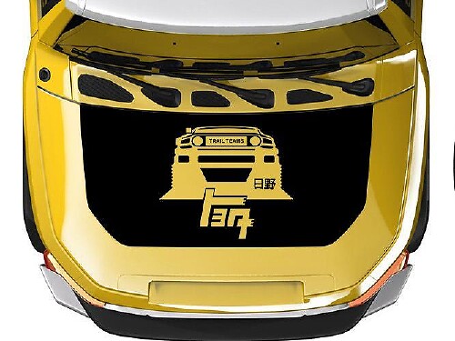 Autocollant Vinyle Décalque Capot Style TEQ Trail Teams pour Toyota FJ Cruiser