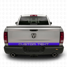 Autocollant vinyle bande personnalisée pour hayon Dodge Ram 1500 2009–2018_2