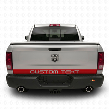 Autocollant vinyle bande personnalisée pour hayon Dodge Ram 1500 2009–2018_3