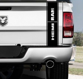 Dodge Ram 1500 RT HEMI Truck Bed Box Graphic Stripe Sticker Autocollant Porte de hayon