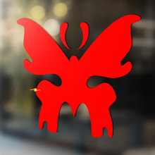 Autocollant Vinyle Universel Silhouette Papillon_2