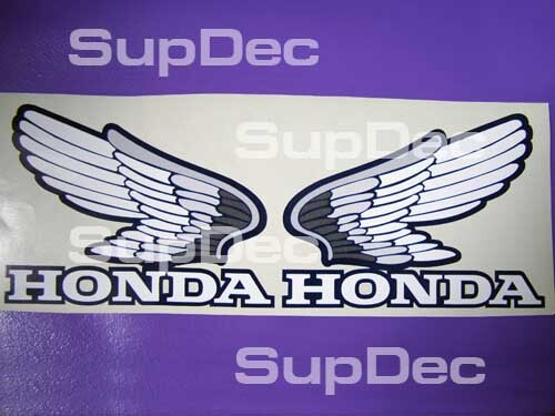 Autocollant de réservoir Honda Wings en paire
