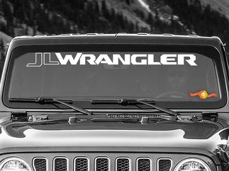 Jeep Wrangler JL JLU Wrangler pare-brise bannière vinyle autocollant