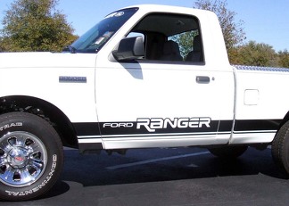 Ge-tr333 Ford Truck – Kit de décalcomanies à rayures latérales Ranger Rocker – Compatible avec tous les modèles
