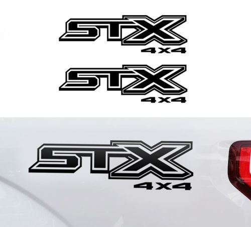Autocollant latéral en vinyle STX 4x4 pour Musclecar F-250 Super Duty