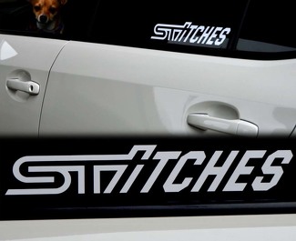 Autocollant Subaru STI autocollant POINTS vinyle fenêtre emblème insigne logo incrustation superposition