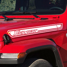 Autocollants Jeep Décalcomanies Jeep Renegade Hood Decal rubicon sahara 1 PAIRE
 2