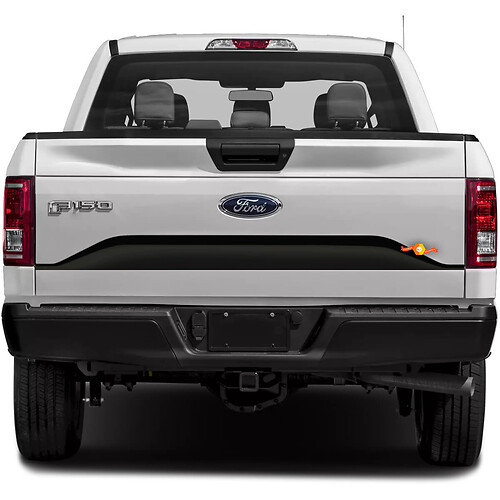 Ford F-150 2015-2017 Autocollant à rayures pour panneau de hayon inférieur
