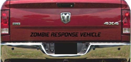 Autocollant vinyle pour hayon de véhicule de réponse zombie pour camions
